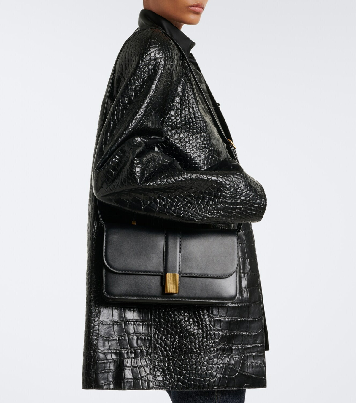 Khaite Blake Medium leather top-handle bag