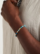 Luis Morais - Drill Bit 14-Karat Gold Multi-Stone Beaded Bracelet