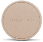 Nadia Shelbaya Pink Suede Ring Jewelry Case