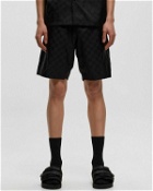 Misbhv Nylon Monogram Shorts Black - Mens - Casual Shorts