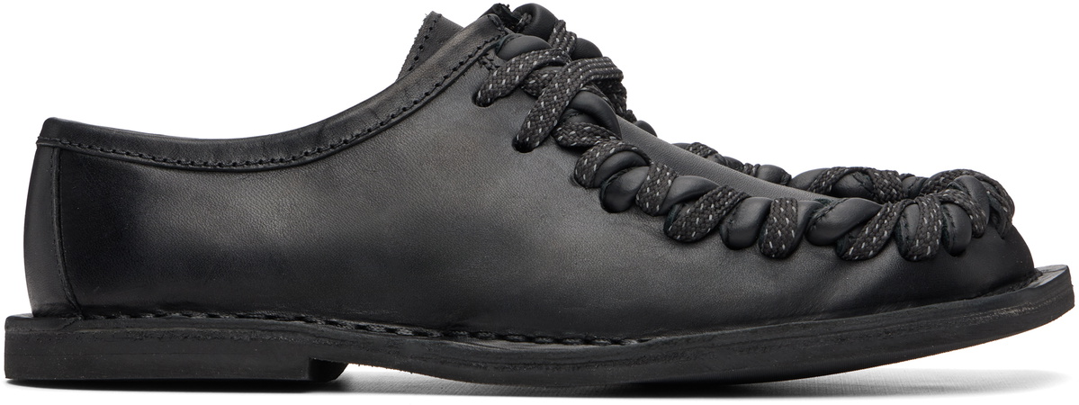 CAMPERLAB Black Eki Lace-Up Derbys