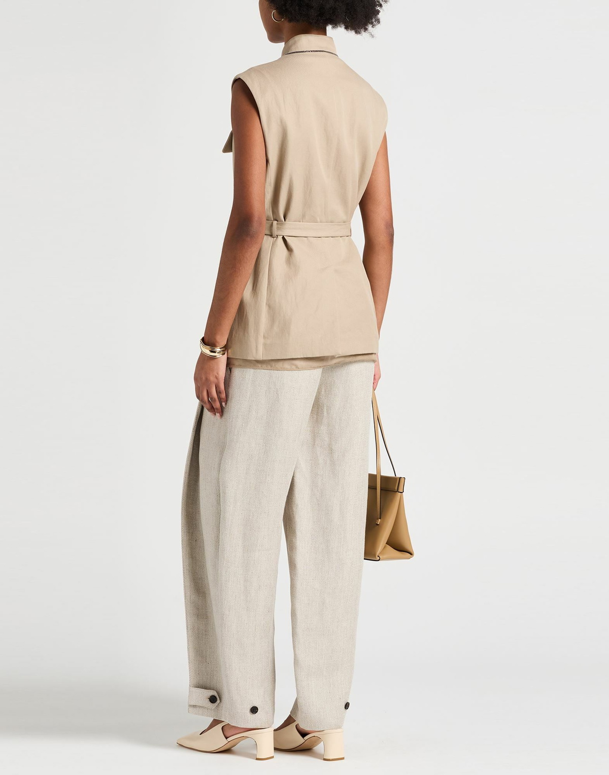 Brunello Cucinelli Womens Vest Sand