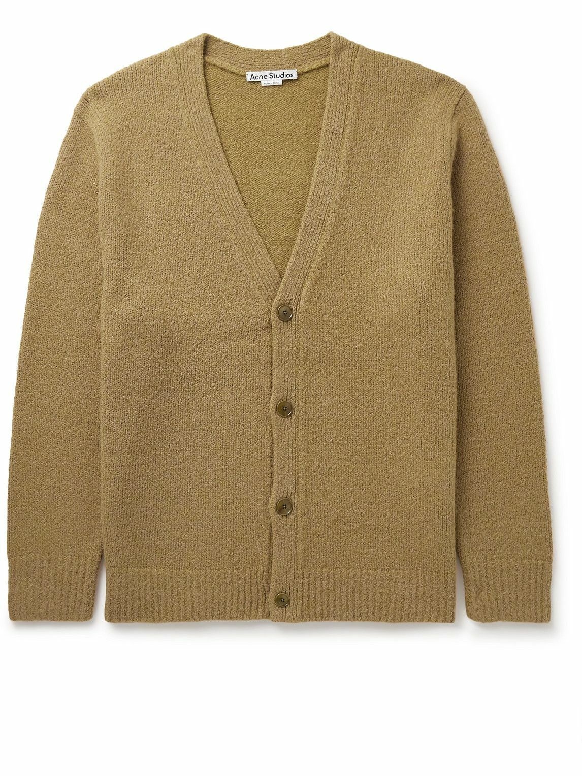 Photo: Acne Studios - Korval Knitted Cardigan - Brown