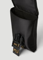 Greca Mini Pouch Bag in Black