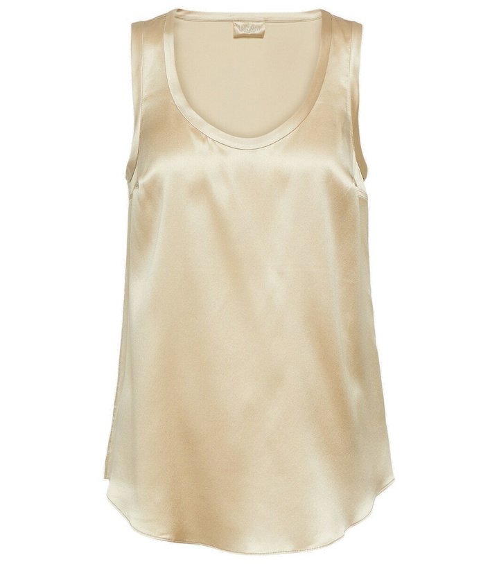 Photo: Brunello Cucinelli Silk-blend tank top