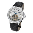 Stuhrling Original Tourbillon Hand Wind Silver Dial Mens Watch M16844