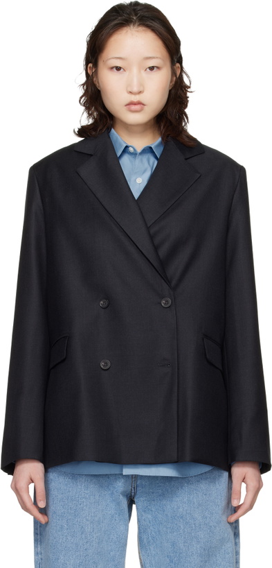 Photo: Loulou de Saison Gray Donau LDS Virgin Wool Blazer
