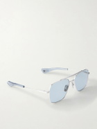 DITA - Flight-Seven Aviator-Style Titanium Sunglasses