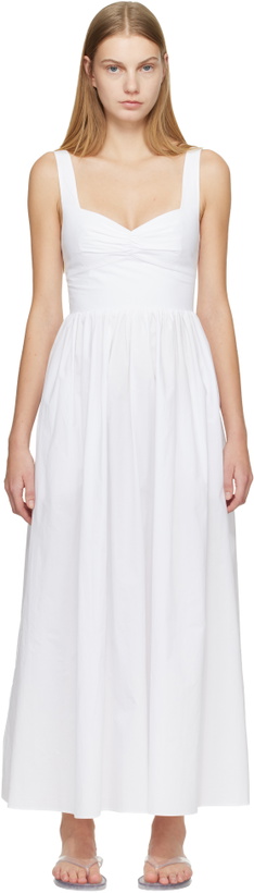 Photo: Matteau White Bralette Midi Dress