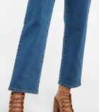 See By Chloe - High-rise straight-leg jeans