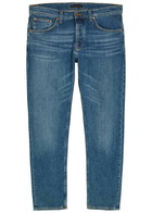 Nudie Jeans Solid Ollie Slim Straight-leg Jeans Mid Blu