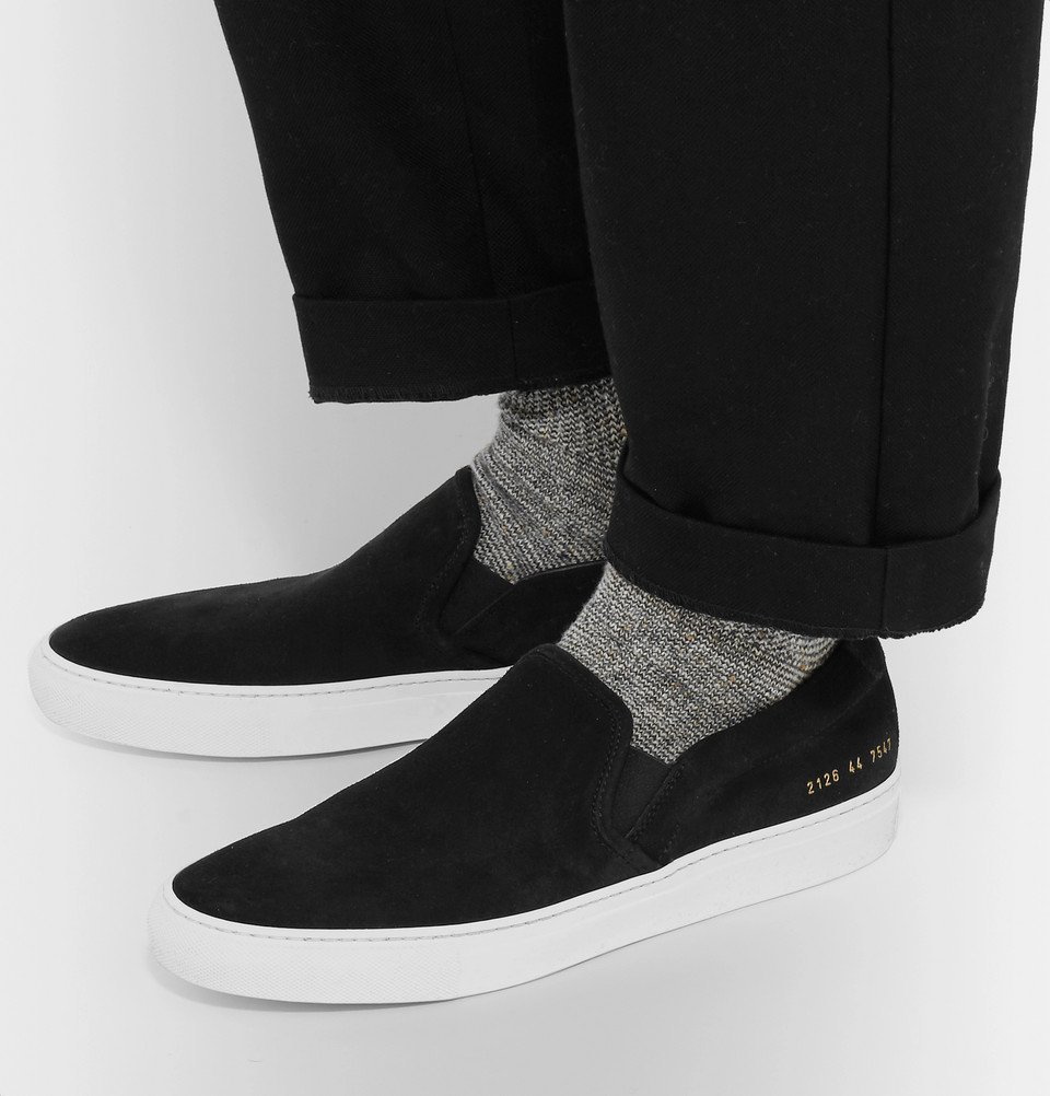 tyran Predictor aflevere Common Projects - Suede Slip-On Sneakers - Men - Black Common Projects