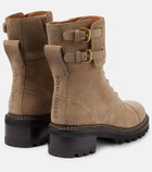 See By Chloé Mallory suede combat boots