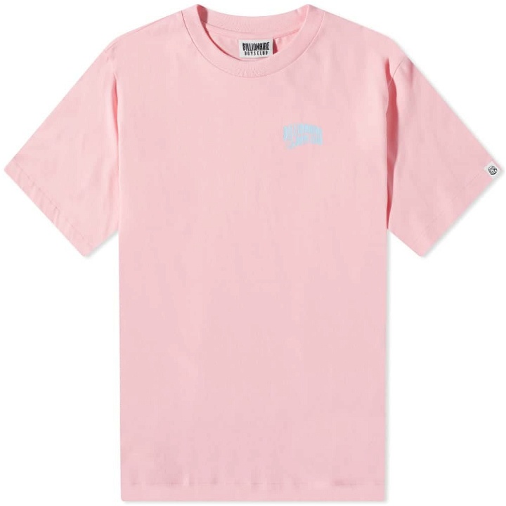 Photo: Billionaire Boys Club Men's Small Arch Logo T-Shirt in Pink