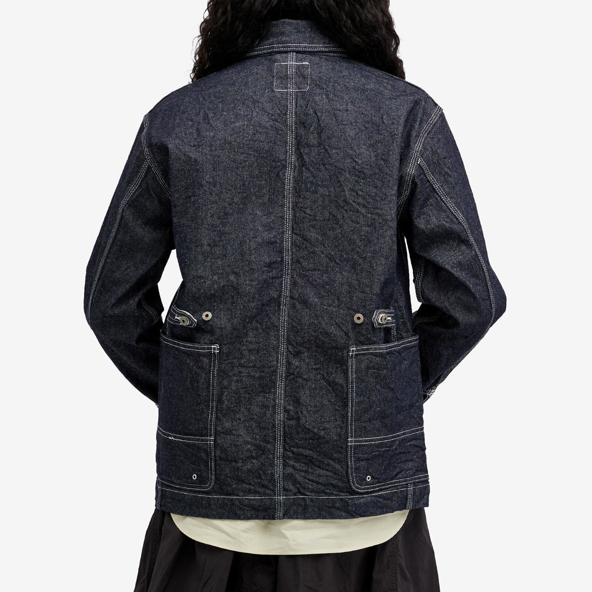 【snow peak】Denim Women's Jaket R4822 Snow Peak Women's Recycled Cotton Denim Jacket in Indigo