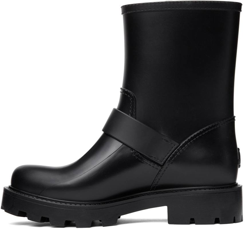 Jimmy Choo Yael flat rain boots - Black