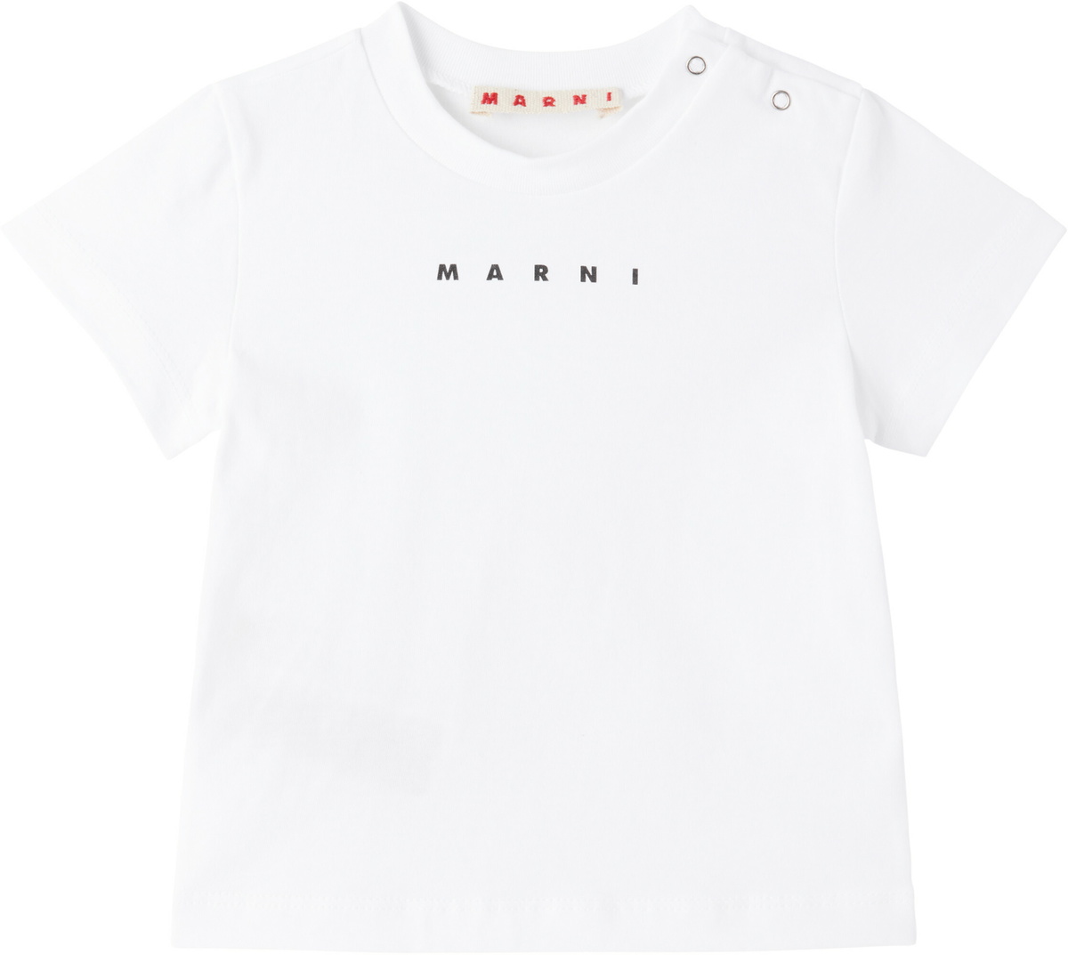 Marni Baby White Logo T-shirt