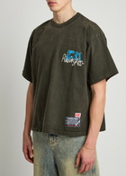 Rivington Roi Rebis Mansion Printed Cotton T-shirt Black