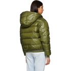 R13 Green Down Hoodie Jacket