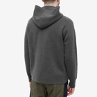 Norse Projects Men's Tech Merino Milano Hooded Knit in Charcoal Melange