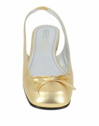 Nodaleto Womens Ballet flats in Gold