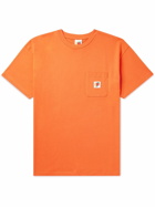 SKY HIGH FARM - Logo-Appliquéd Cotton-Jersey T-Shirt - Orange