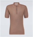 Orlebar Brown Maranon open-knit cotton polo shirt
