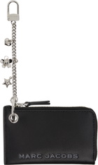 Marc Jacobs Black 'The Top Zip Charm' Coin Pouch