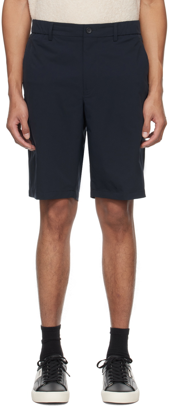 Boss Navy Stretch Shorts Boss