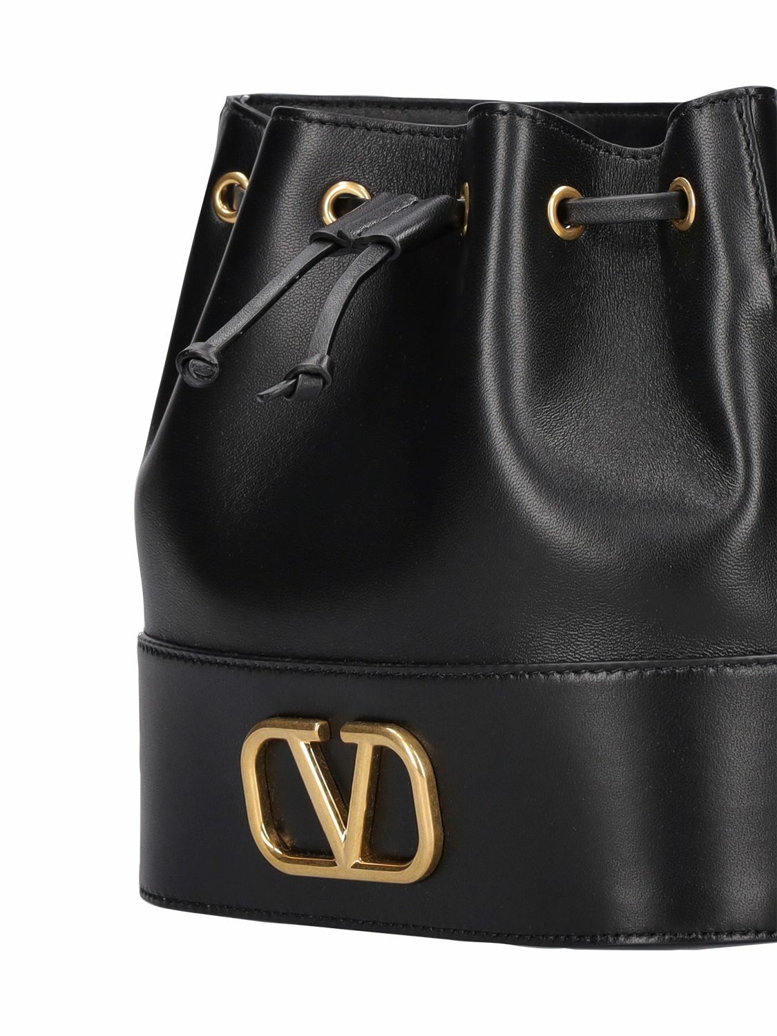 ★正規品★VALENTINO★V Logo Signature Bucket Bag 6W2P0Z44VNL Valentino Garavani V Logo Signature Mini Drawstring Bag in