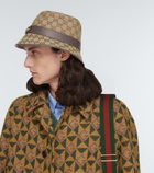 Gucci - GG canvas fedora hat