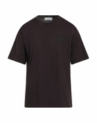 Dolce & gabbana Mens T-shirt Dark in Brown