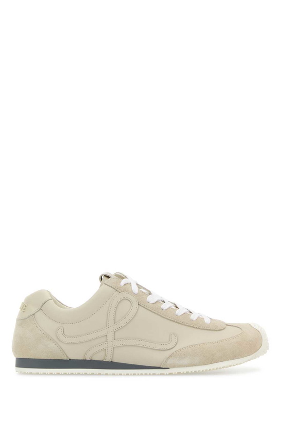 Photo: Loewe Ivory Leather Ballet Runner 2.0 Sneakers