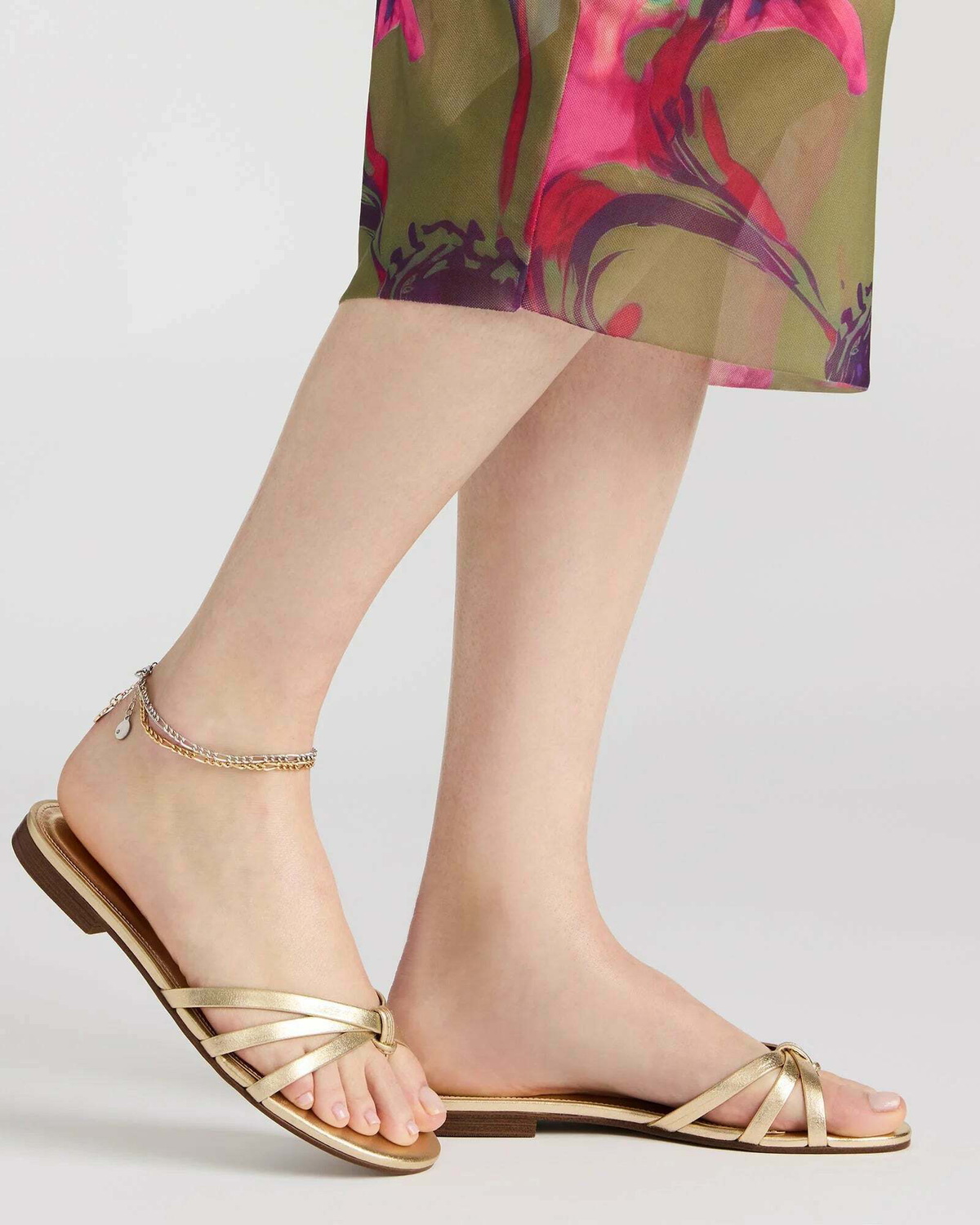 Steve Madden Calissi Sandals in Gold