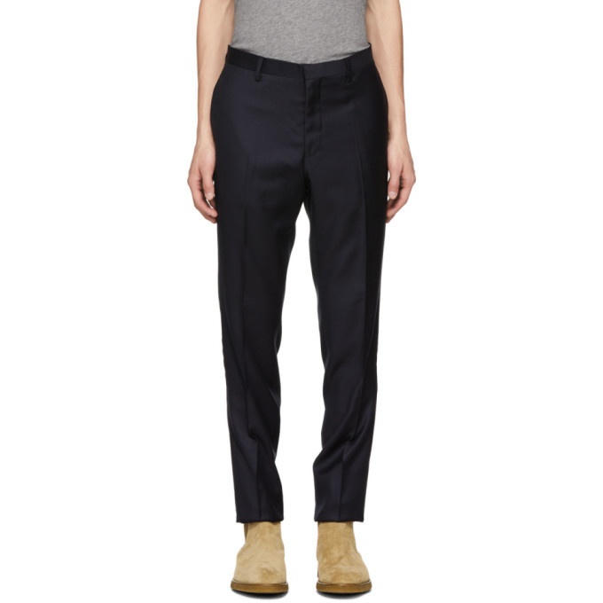 Photo: Tiger of Sweden Navy Wool Toivo Trousers