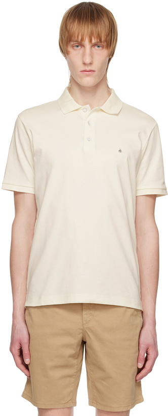 Photo: rag & bone Beige Interlock Polo