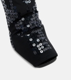 Rick Owens Cantilever embellished leather boots