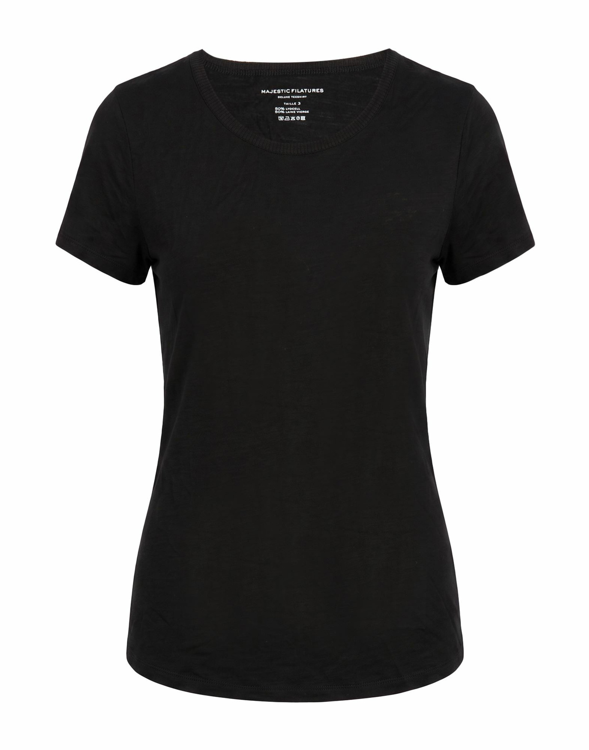 Majestic Filatures Womens T-shirt in Black