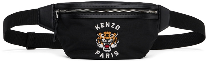 Photo: Kenzo Black Kenzo Paris 'KENZO Varsity' Embroidered Belt Bag