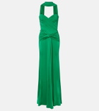 The New Arrivals Ilkyaz Ozel Gathered ruched gown