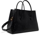 AMIRI Black Embossed Croc Honey 50 Tote