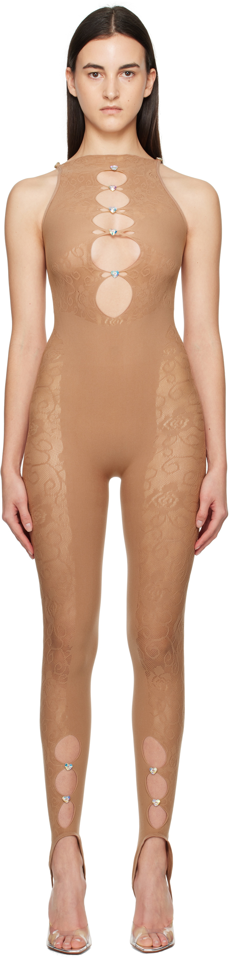 Poster Girl Brown Janice Jumpsuit