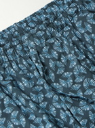 Zimmerli - Printed Cotton-Poplin Pyjama Bottoms - Blue