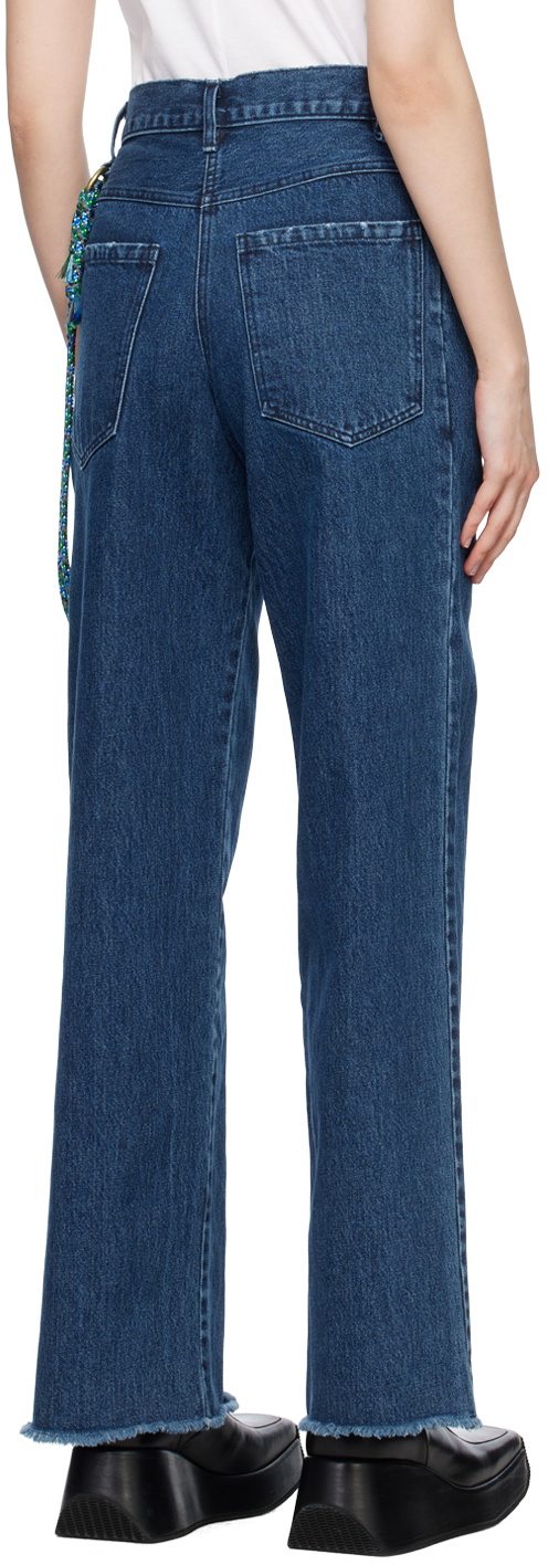 Song for the Mute Navy Boyfriend Jeans
