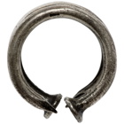 Guidi Silver Nail Double Ring