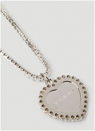 VETEMENTS - Crystal Heart Necklace in Silver