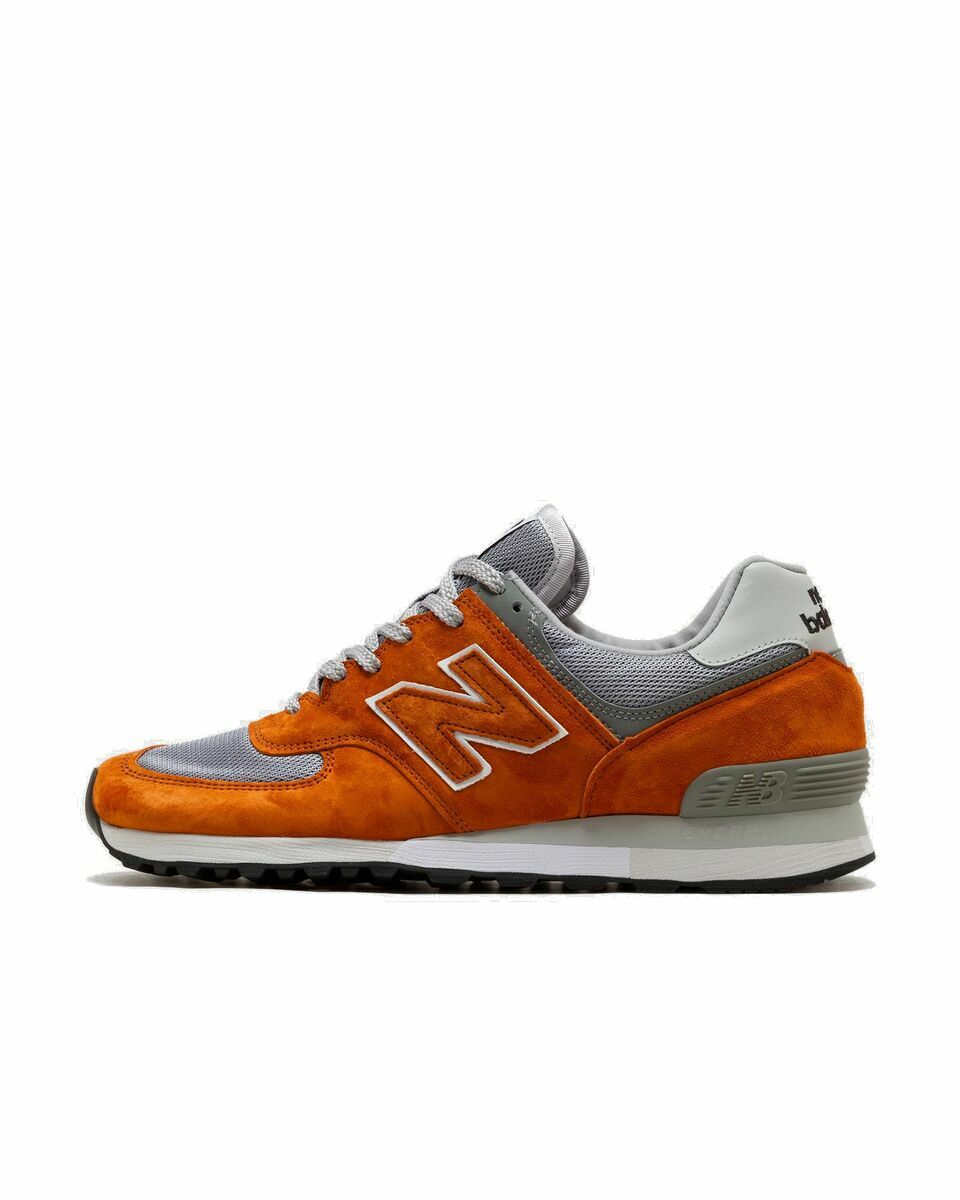 Photo: New Balance Ou576 Made In Uk Grey/Orange - Mens - Lowtop