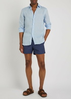 Boss Printed Shell Swim Shorts Navy