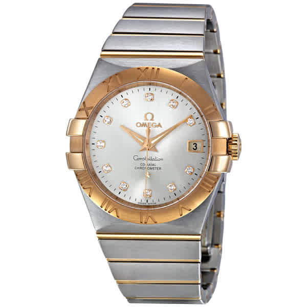 Photo: Omega Constellation Chronometer Automatic Silver Dial Watch 123.20.35.20.52.001
