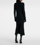Balenciaga Wool-blend midi dress